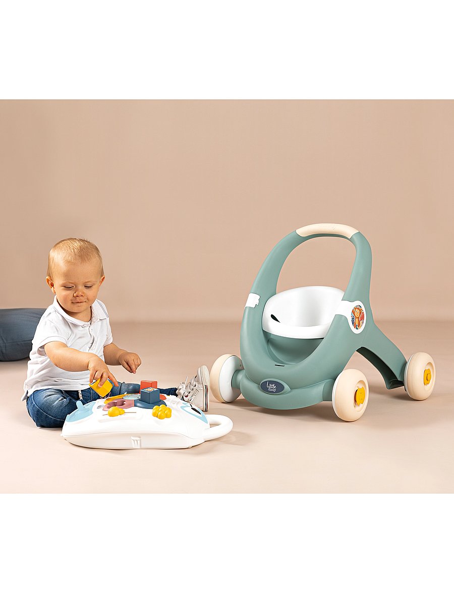 Smoby - Little Smoby 3 IN 1 TROTTY WALKER - skubbelegetøj - green - 5