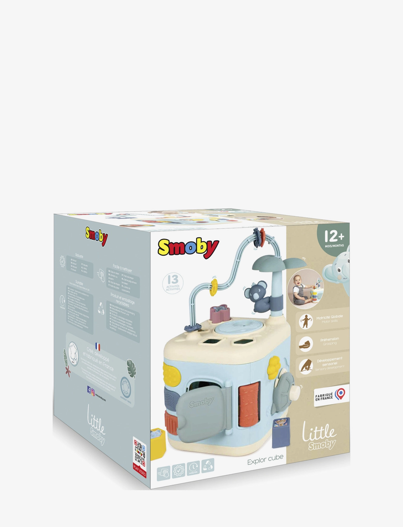 Smoby - Little Smoby Explor Cube - pedagogiska leksaker - blue - 1