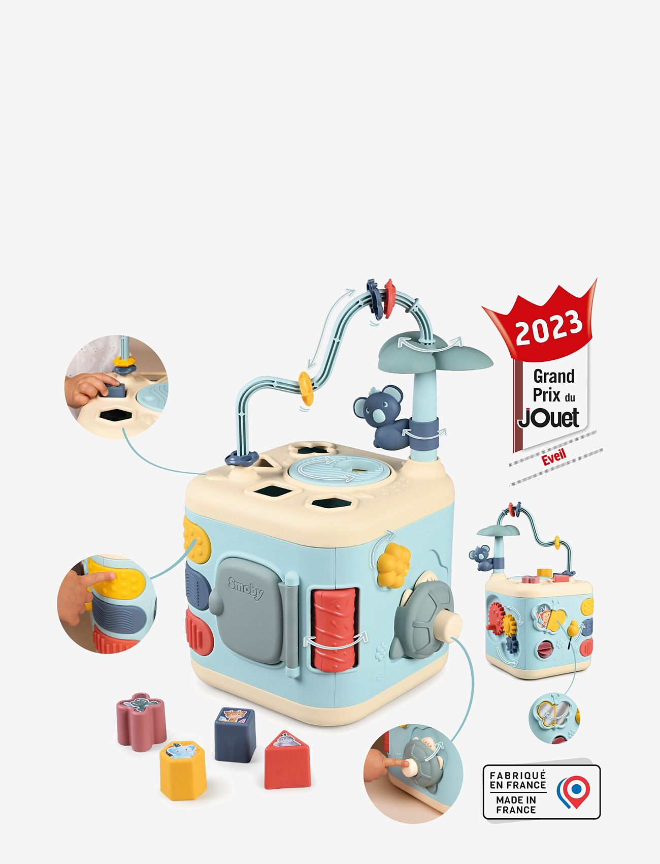 Smoby - Little Smoby Explor Cube - julegaver under 500kr - blue - 3