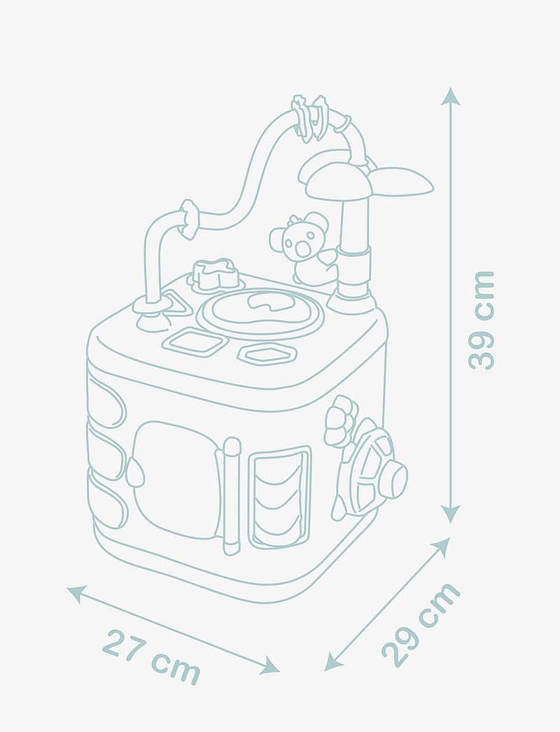 Smoby - Little Smoby Explor Cube - lernspielzeug - blue - 5