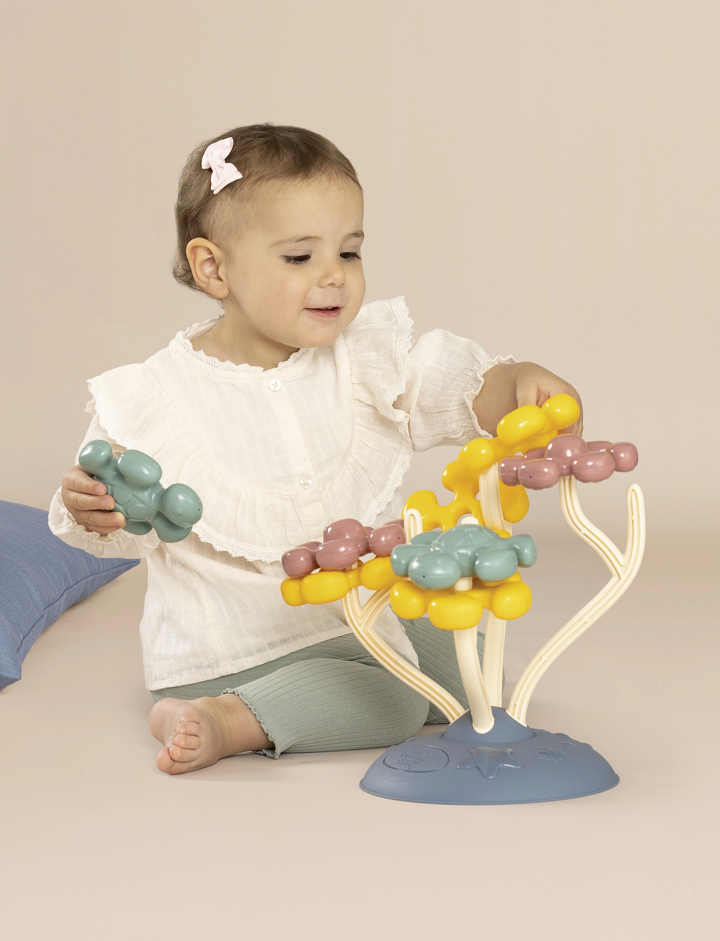 Smoby Little Smoby Coral Stacking Toy, Børn, Stackable Blocks, Multi/mønstret, Str: ONE SIZE