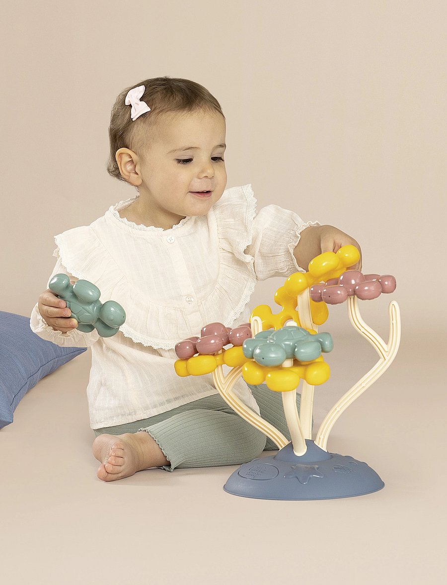Smoby - Little Smoby Coral Stacking Toy - staflanlegir kubbar - multi coloured - 0