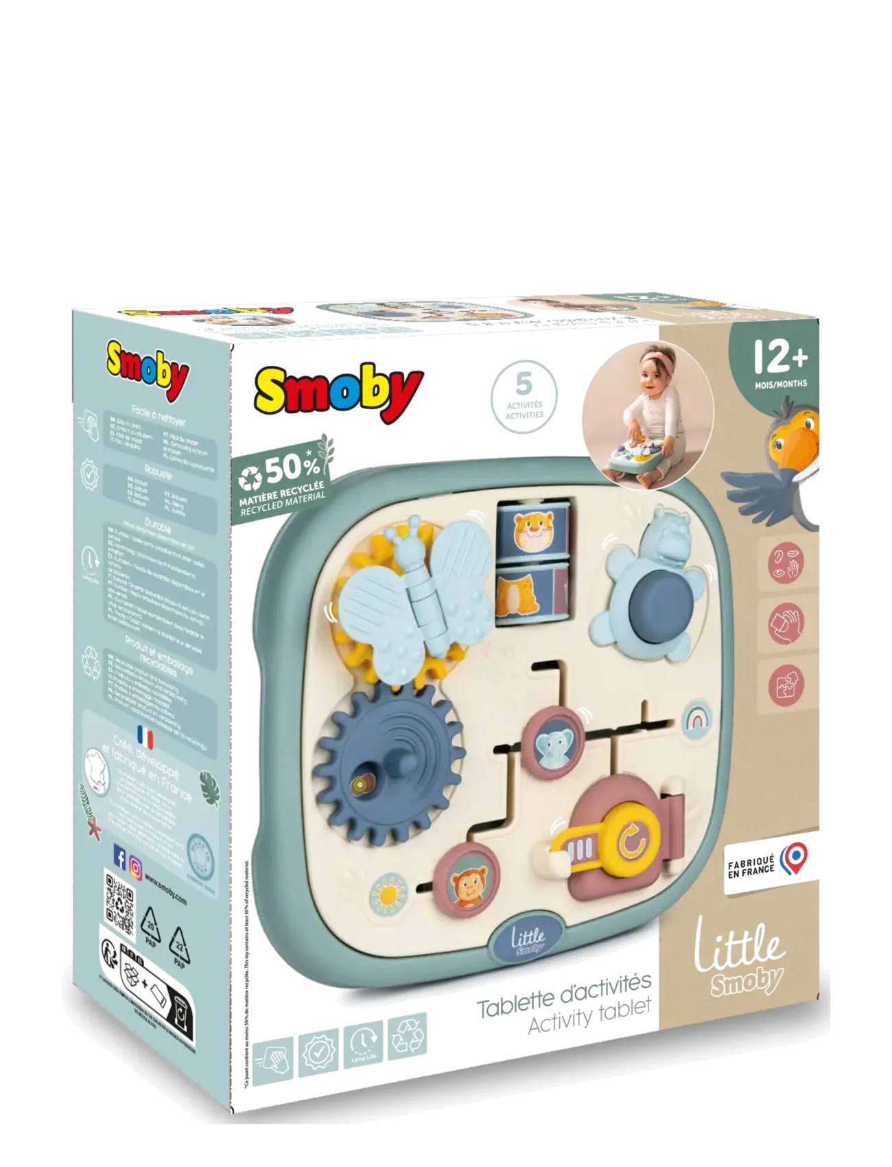 Smoby - Little Smoby Activity Tablet - activity gyms & play mats - muticolore - 2