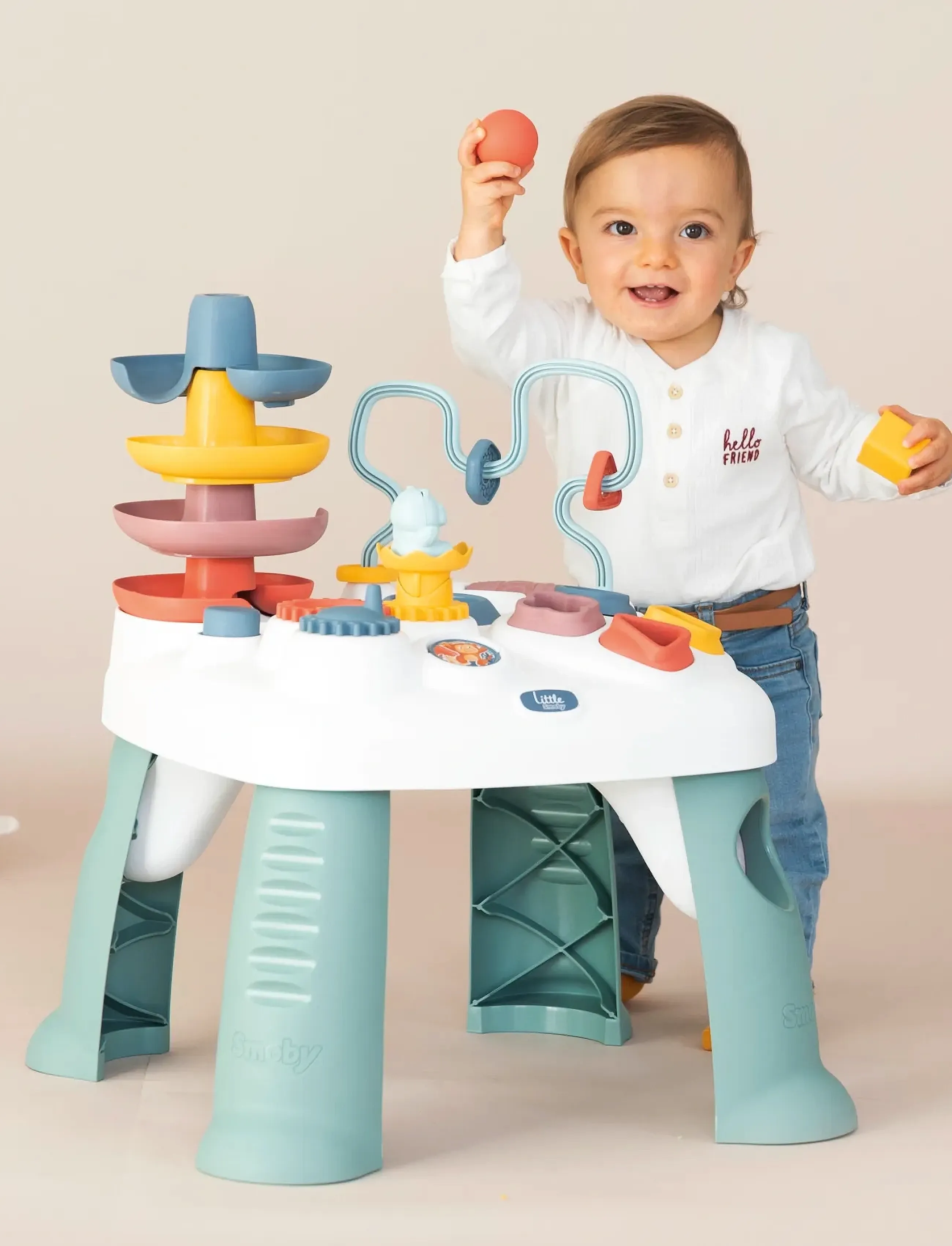 Smoby Little Activity Table, One Size, Educational Spielzeug, Mehrfarbig/gemustert - Interactive Kinder