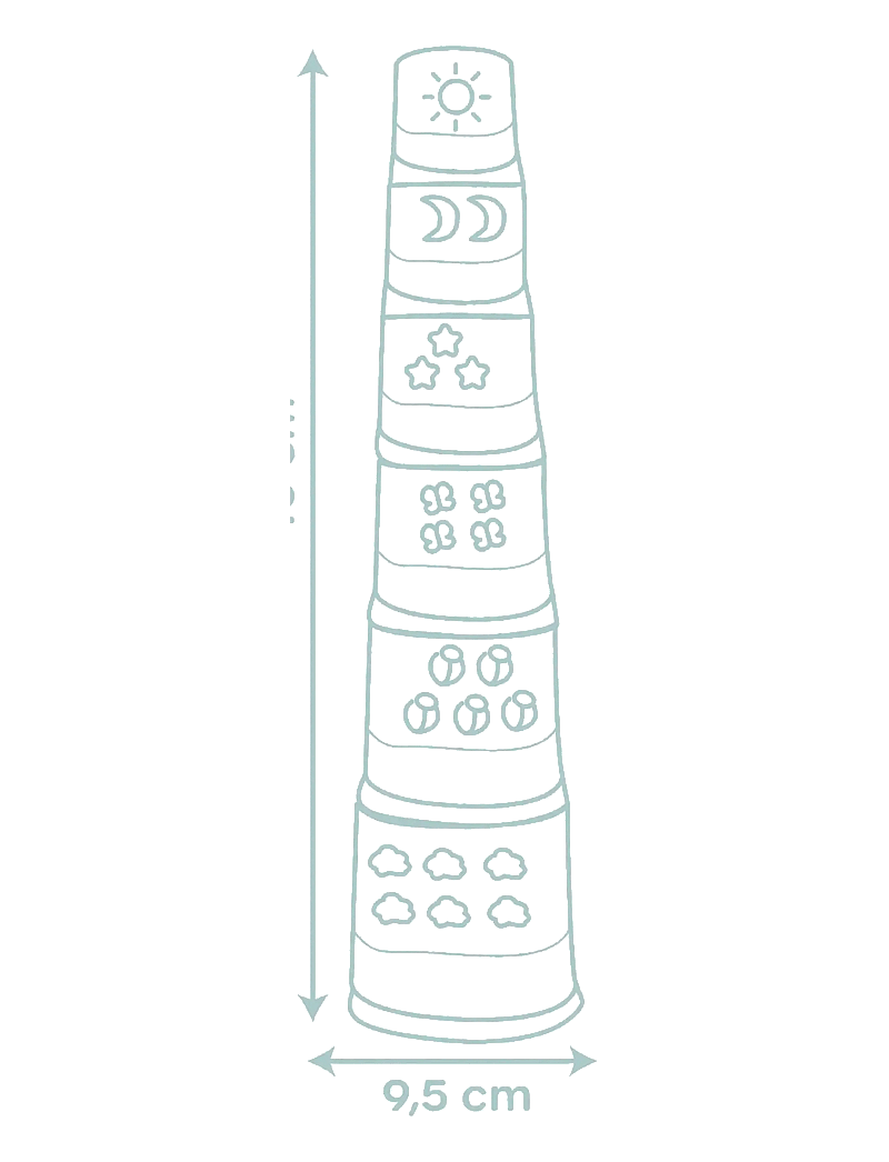 Smoby - Little Smoby Magic Tower - torniklotsid - multi colorued - 4