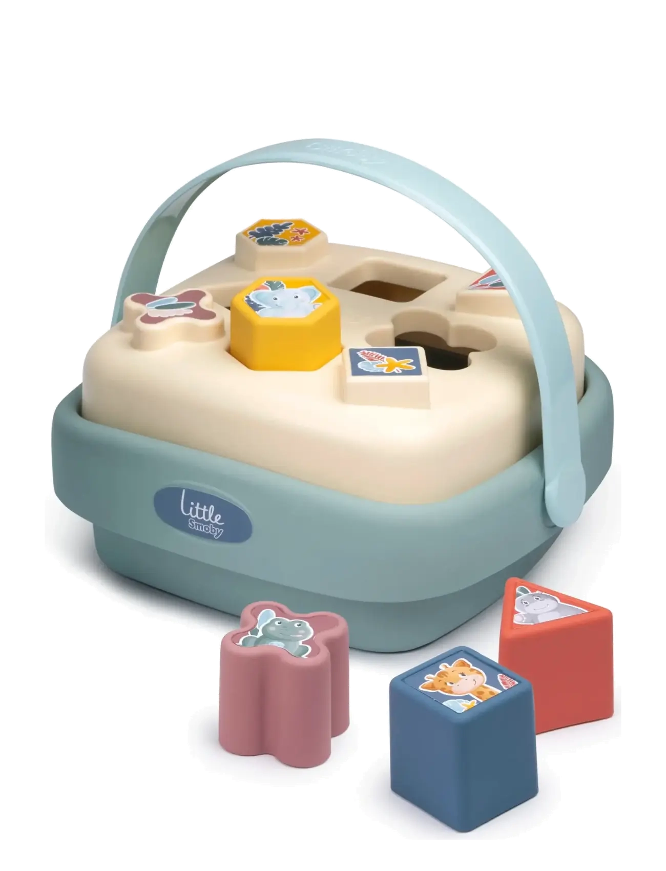 SMOBY Little Smoby Shape Sorter Basket Cream - One Size - Kinder