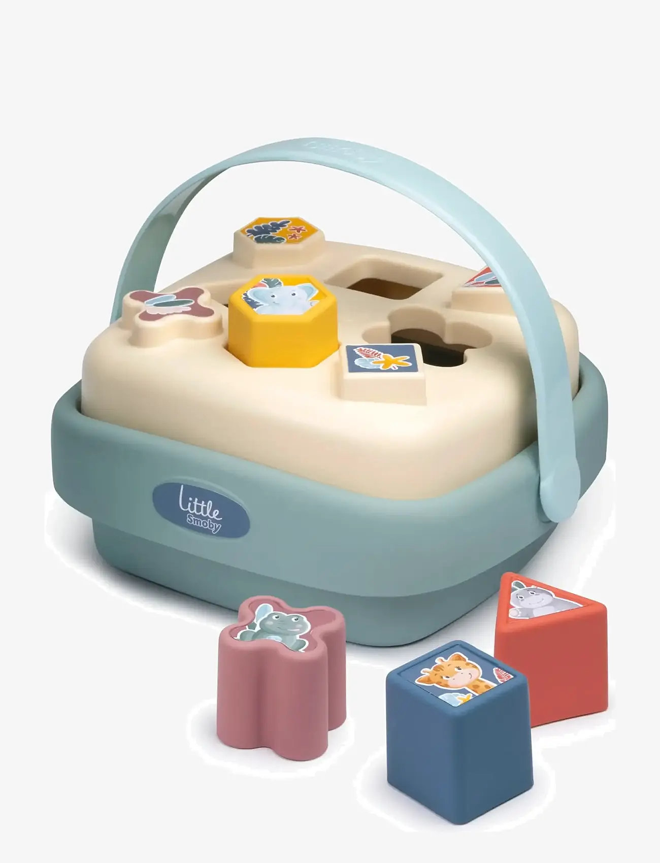 Smoby - Little Smoby  Shape Sorter Basket - sorteerimiskasti mänguasi - multi colorued - 1