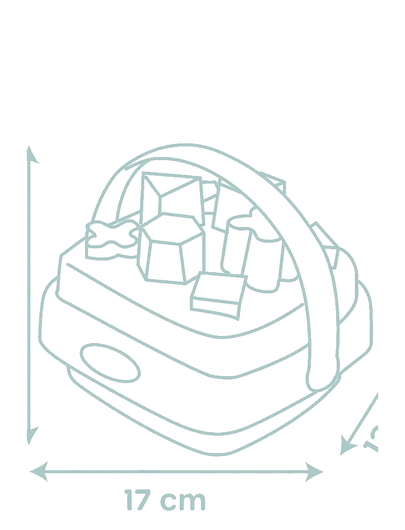 Smoby - Little Smoby Shape Sorter Basket - sorteerimiskasti mänguasi - multi colorued - 4