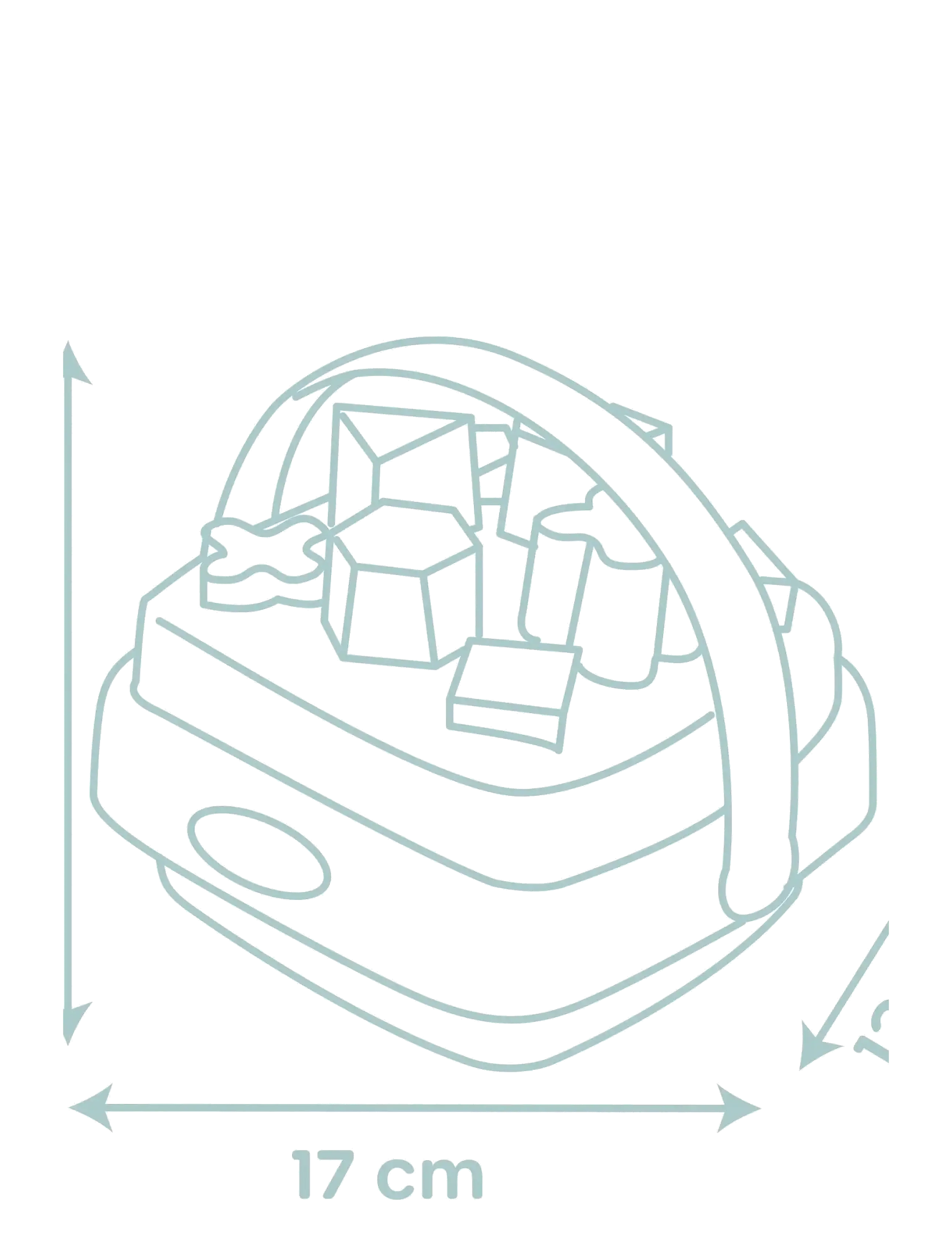 Smoby - Little Smoby  Shape Sorter Basket - lägsta priserna - multi colorued - 3