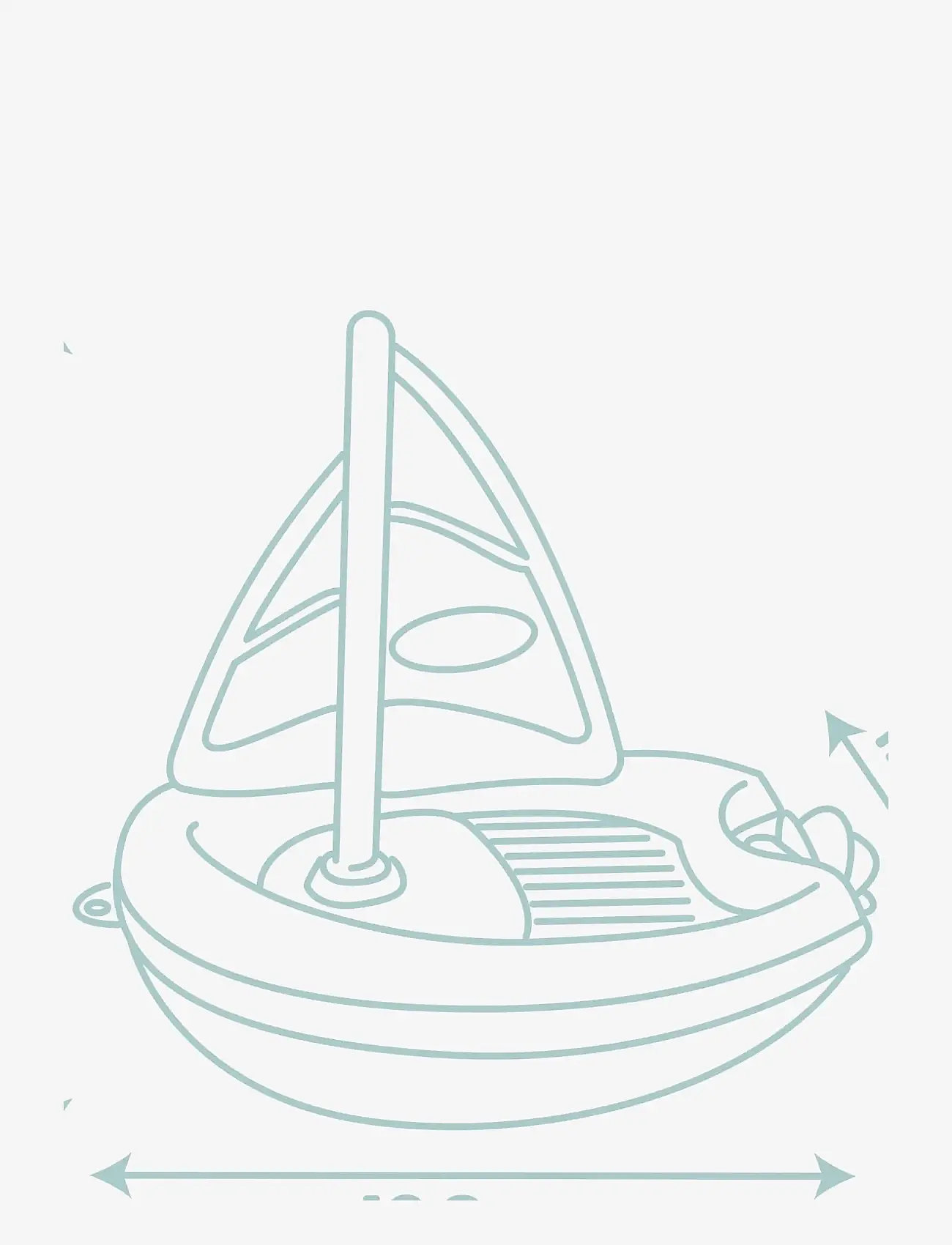 Smoby - Little Smoby Segelbåt - boats - multi colorued - 4