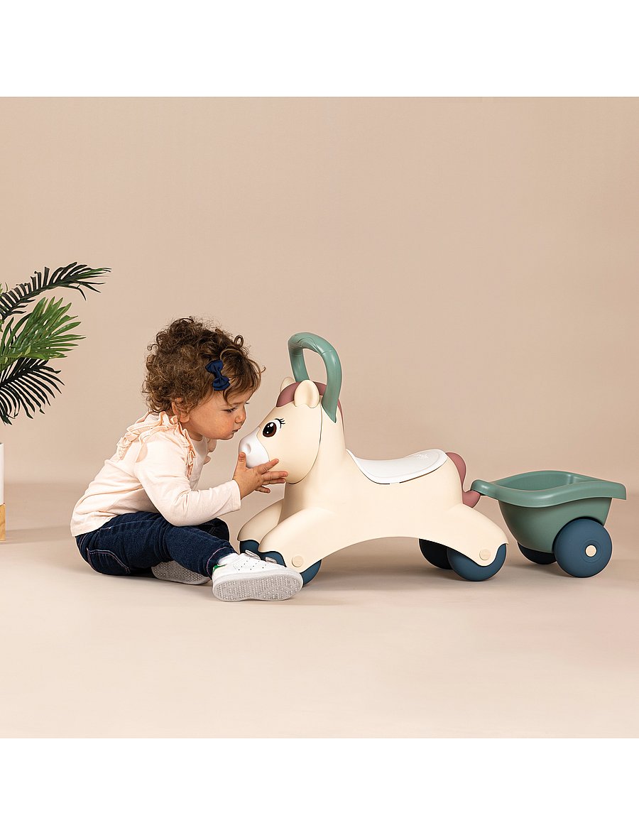 Smoby - Smoby Baby Pony Ride-on - sünnipäevakingitused - beige - 4