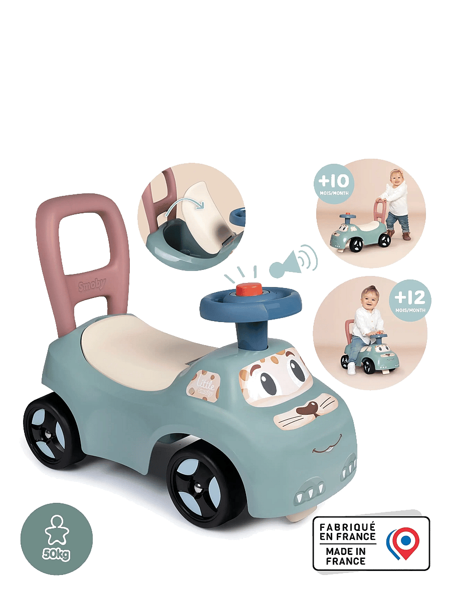 Smoby - Little Smoby Auto Ride-On - pealistutavad mänguasjad - green - 5