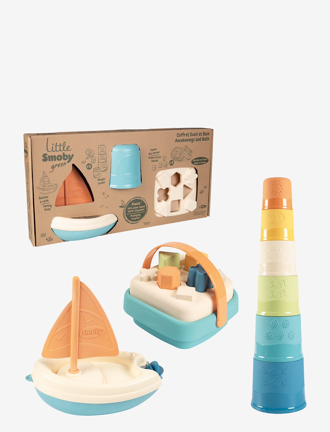 Smoby - Little Smoby.GREEN AWAKENINGS AND BATH SET - prausimuisi - multicoloured - 2