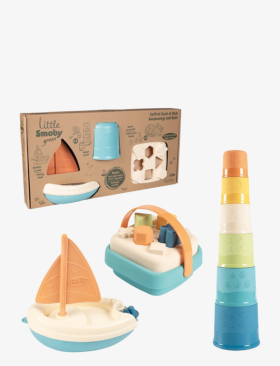 Smoby - Little Smoby.GREEN AWAKENINGS AND BATH SET - badespielzeug - multicoloured - 1