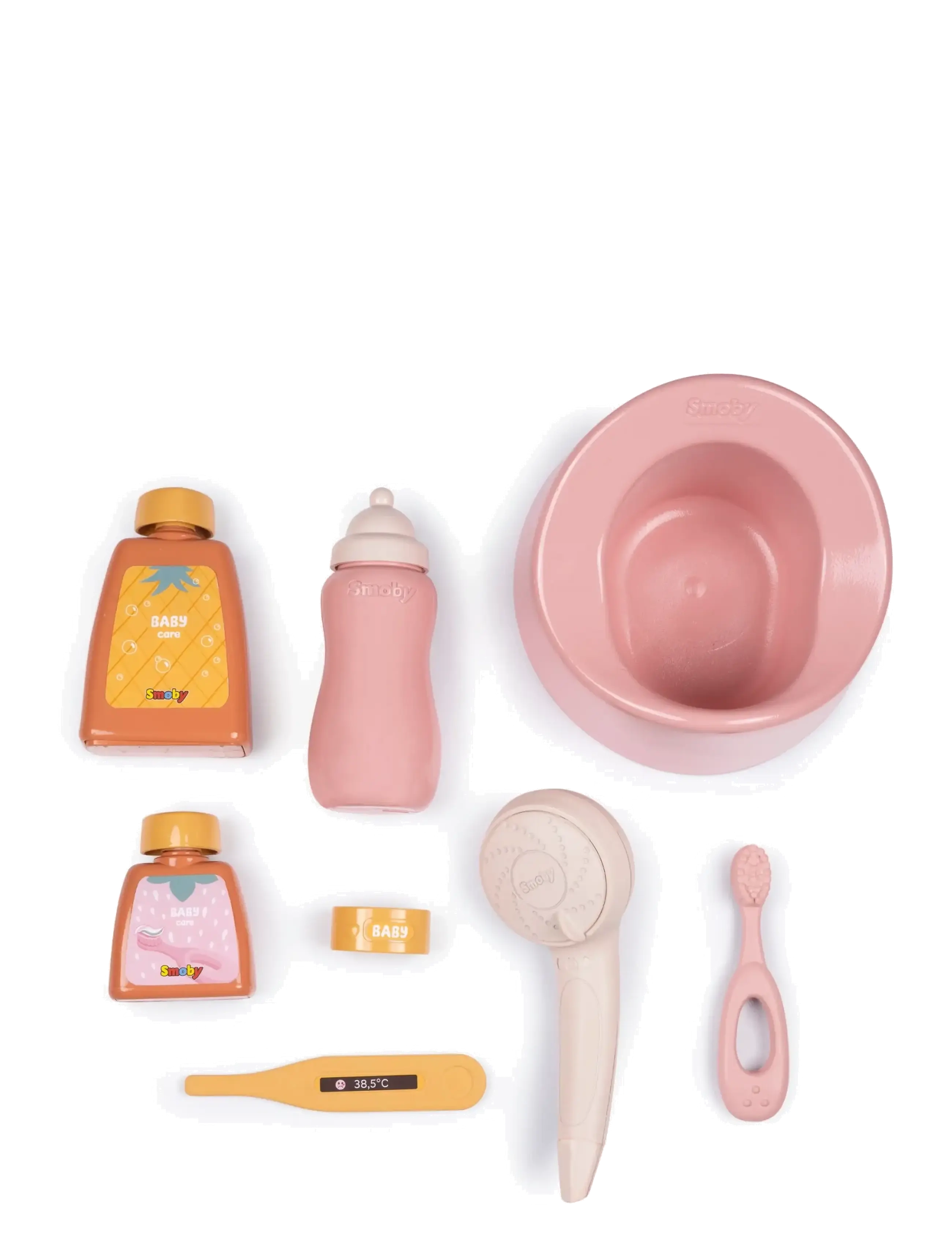 Smoby - Baby Nurse Bath Set And Accessories - multi colorued - 4