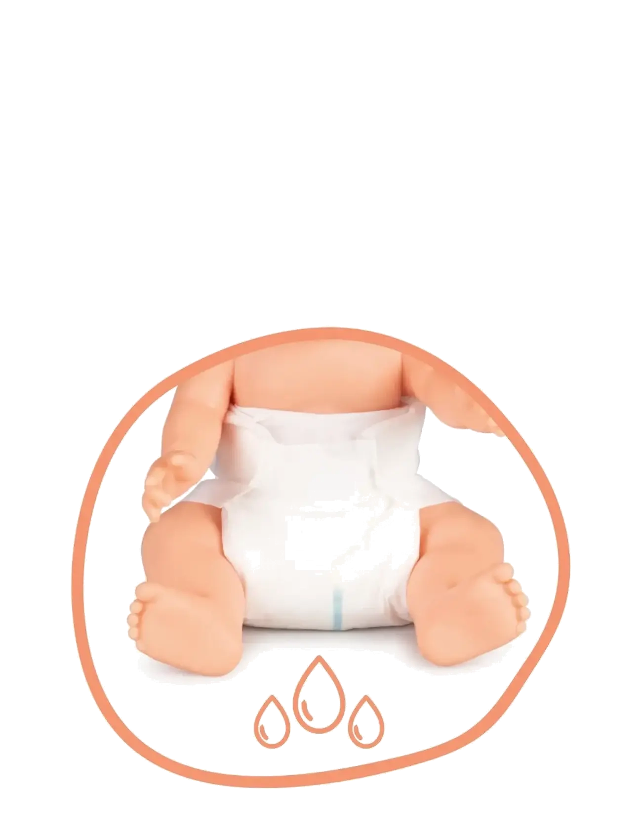 Smoby - Baby Nurse Nappies X4 - puppen-zubehör - white - 5