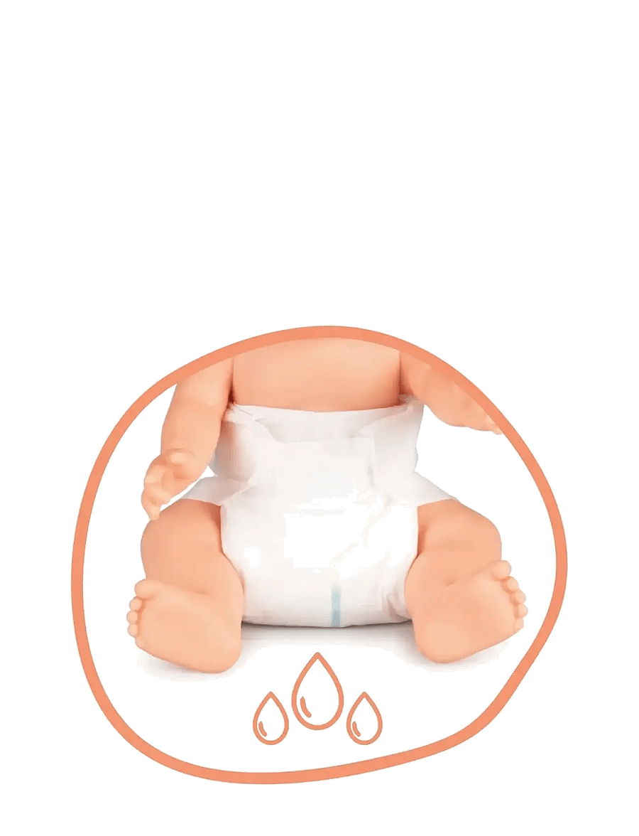 Smoby - Baby Nurse Nappies X4 - puppen-zubehör - white - 5