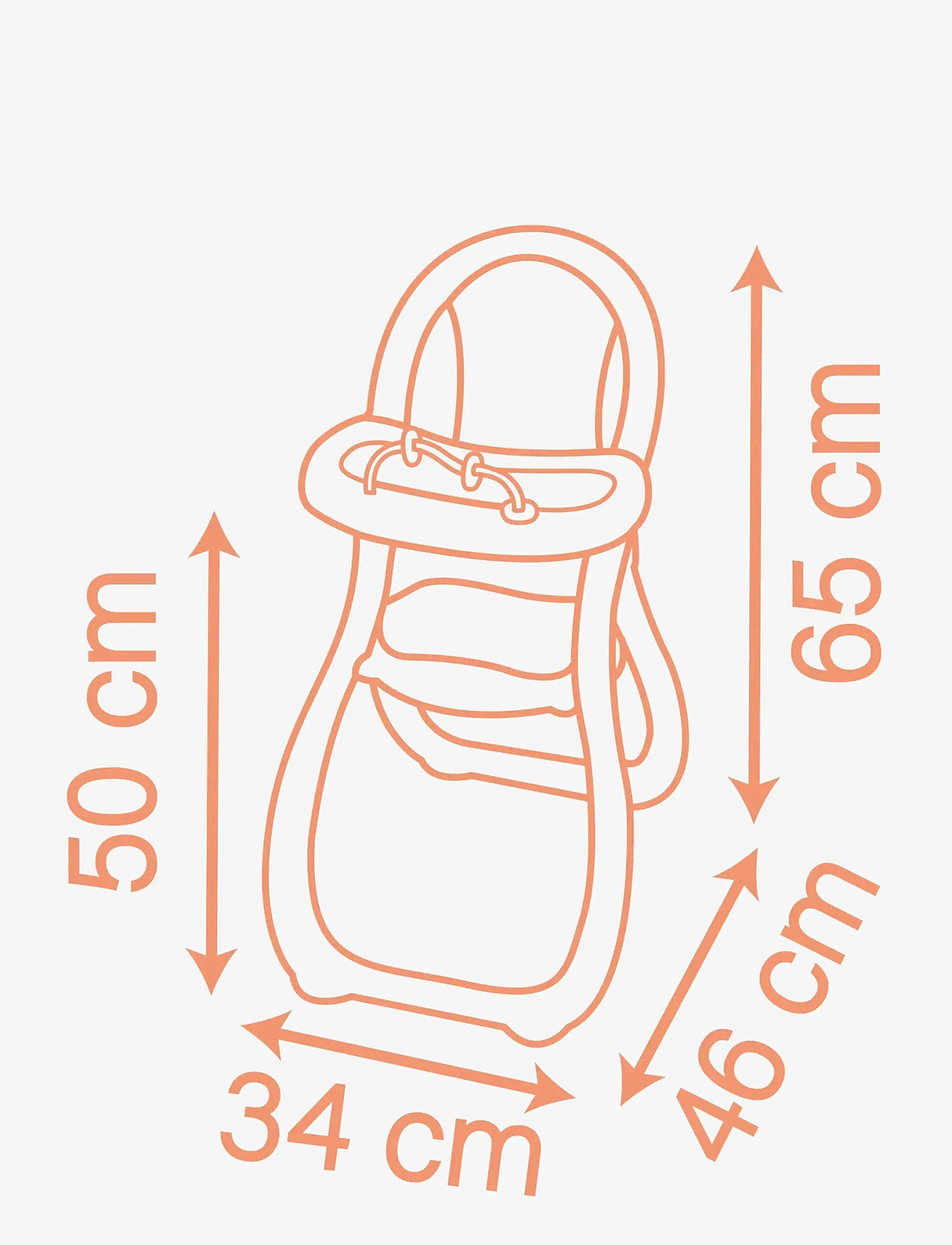Smoby - Baby Nurse Highchair - nuken tarvikkeet - multi colorued - 5