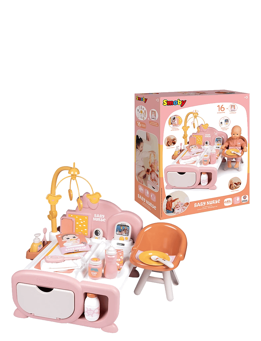 Smoby - Baby Nurse Cocoon Barnkammare 3 en 1 - puppen-zubehör - green - 2