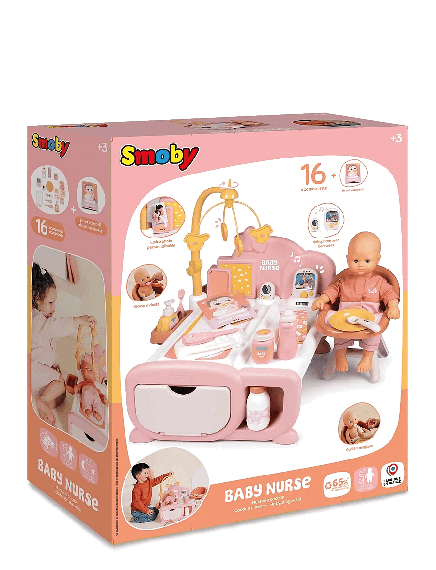 Smoby - Baby Nurse Cocoon Barnkammare 3 en 1 - puppen-zubehör - green - 3