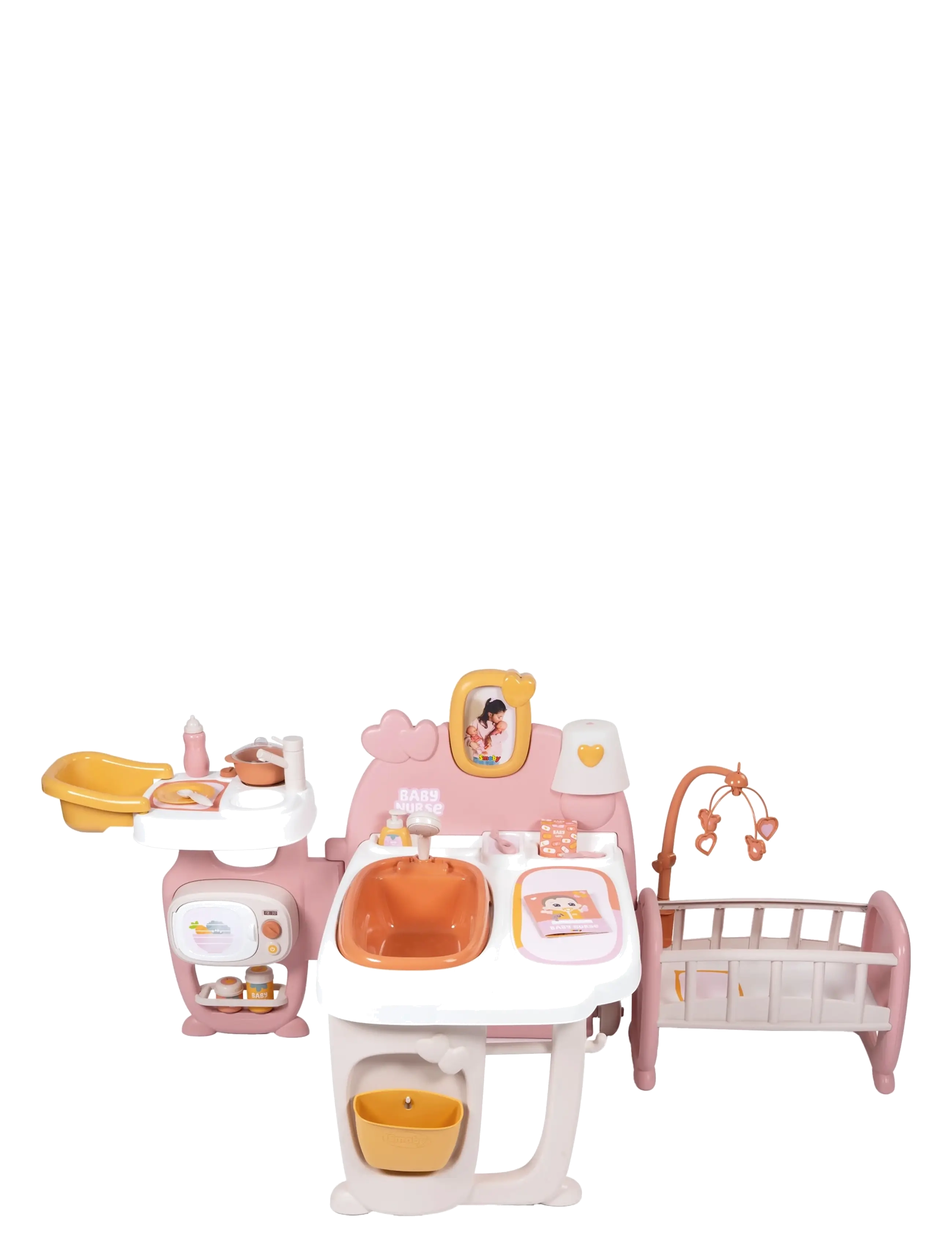 Smoby Baby Nurse Stort Docklekcenter, One Size, Dolls & Accessories, Rosa - Kinder