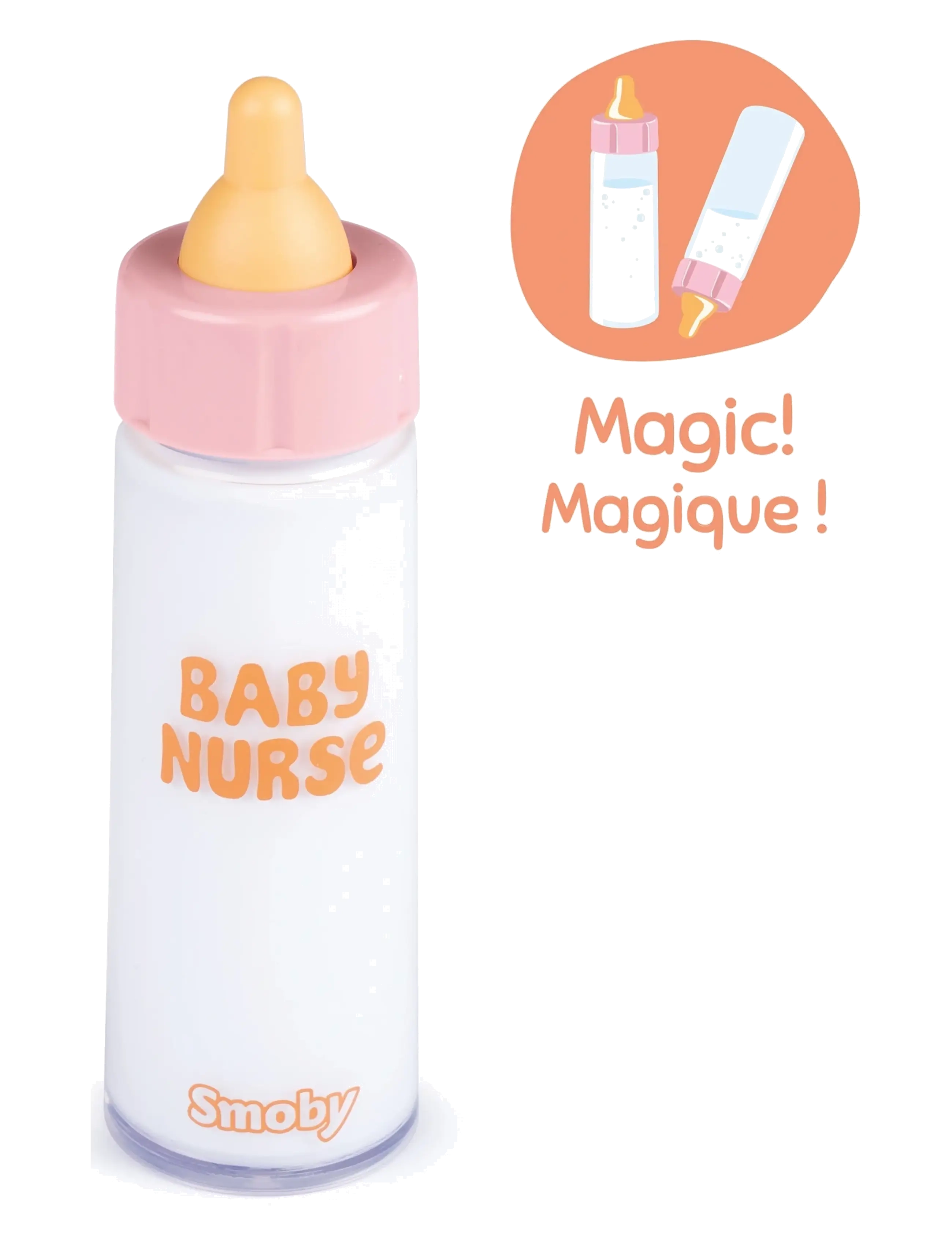 Smoby - Baby Nurse Magisk flaska - multicolor - 4