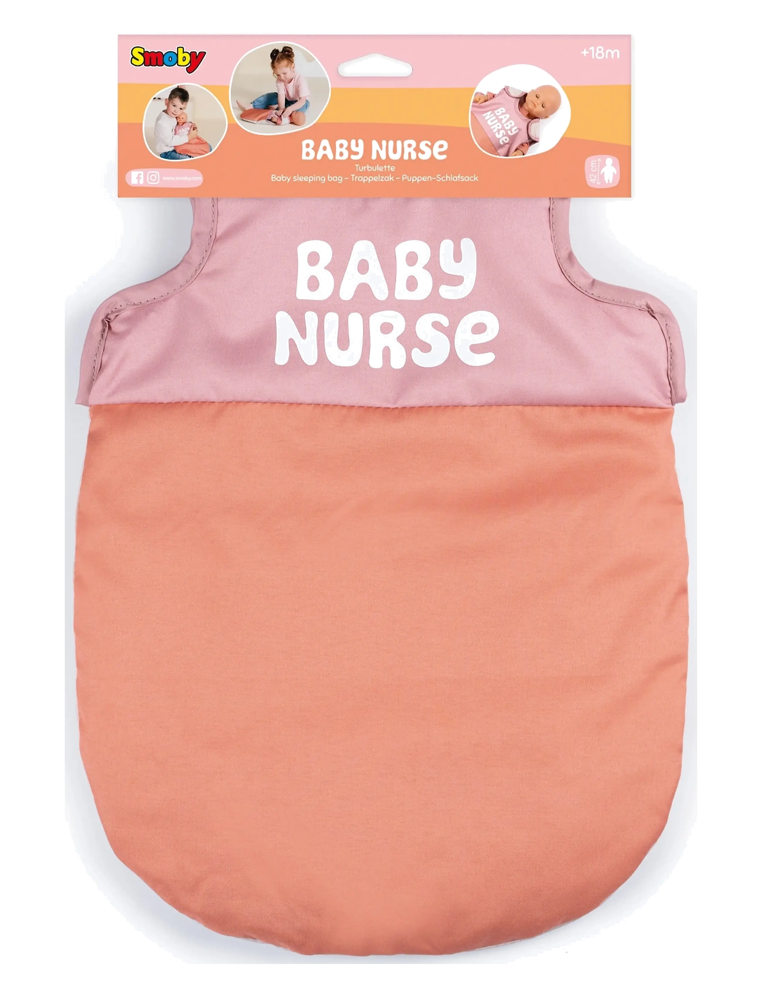 Smoby - Smoby Baby Nurse Dock-sovsäck - docktillbehör - multicolor - 3
