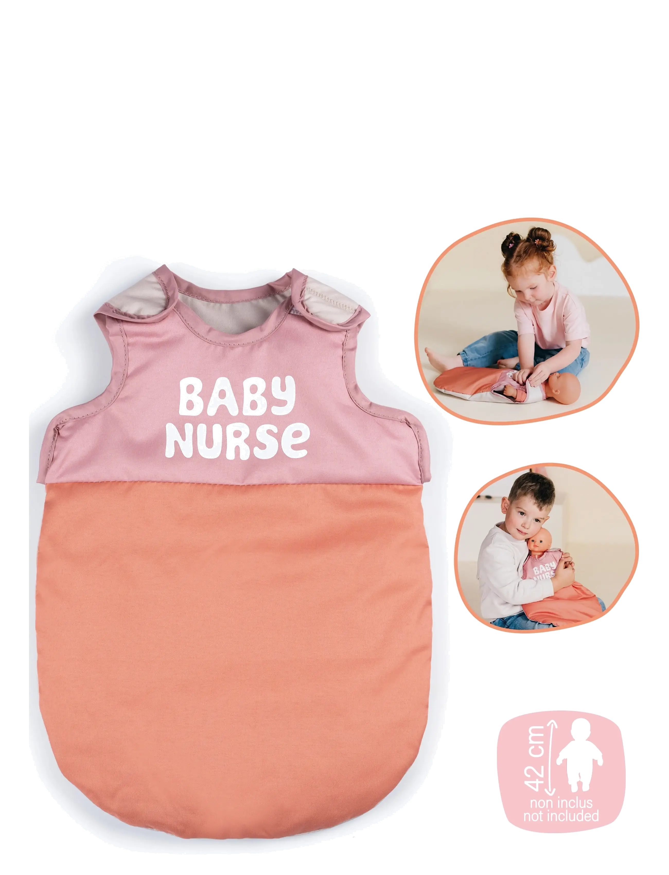 Smoby - Smoby Baby Nurse Dock-sovsäck - docktillbehör - multicolor - 5