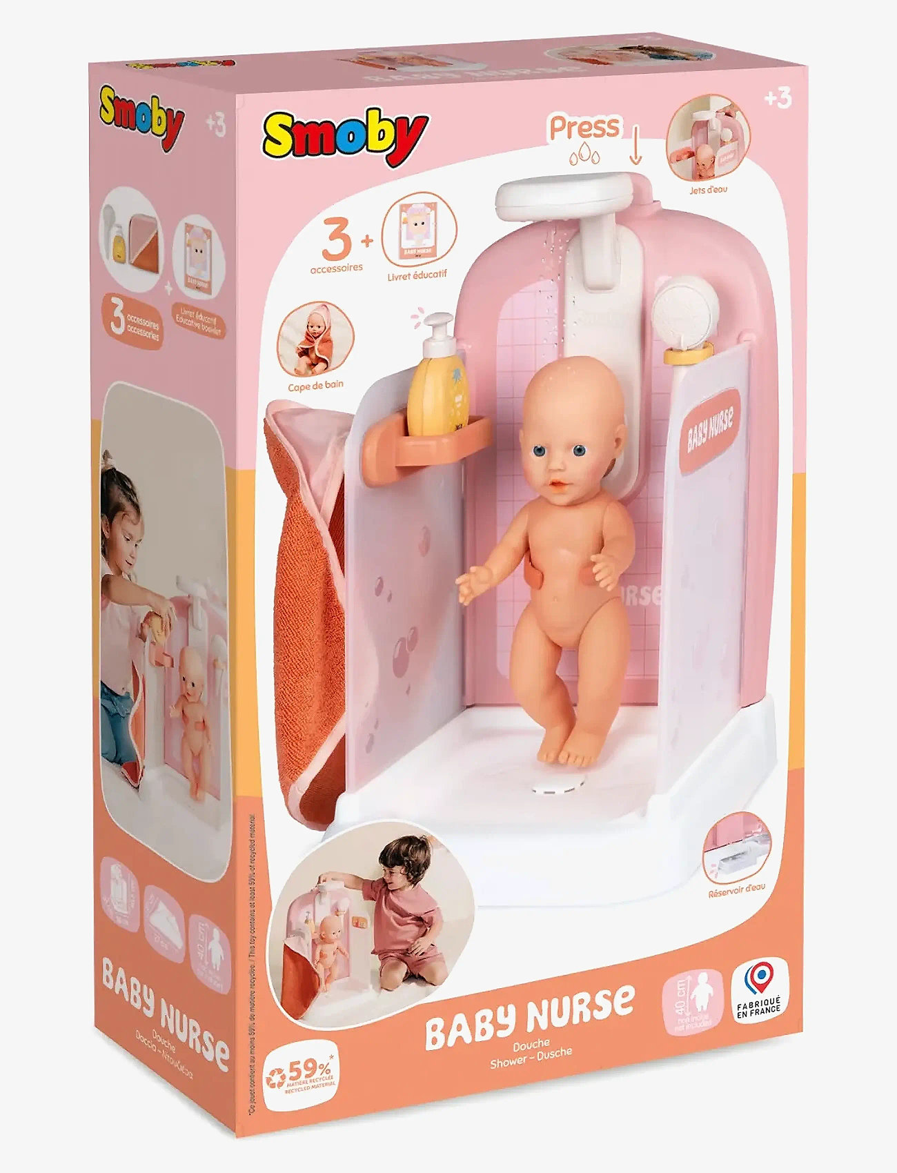 Smoby - Baby Nurse (duschdag-set) - toy tools - multi colorued - 2