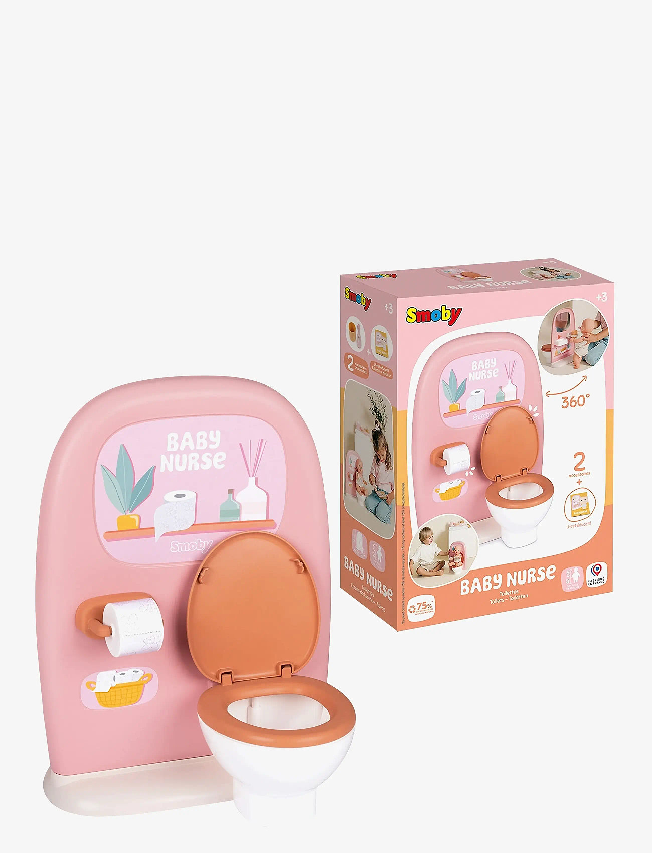 Smoby - Baby Nurse badrum - puppen-zubehör - multi colorued - 2