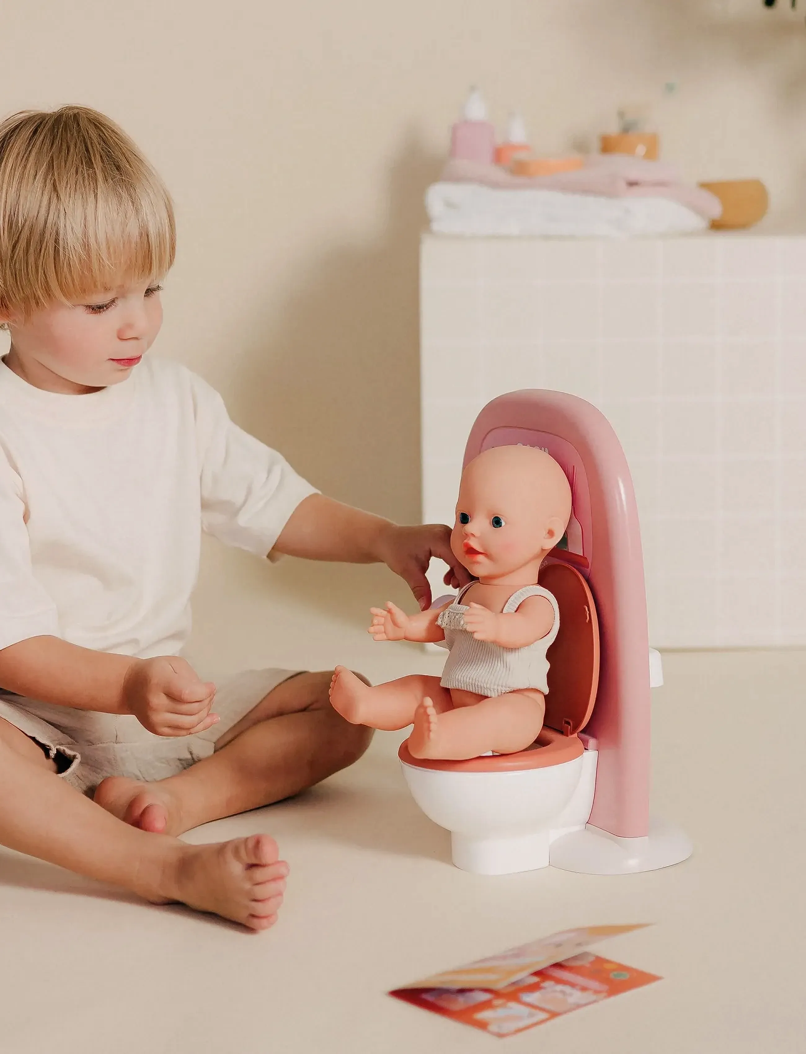 Smoby Baby Nurse Badrum, Børn, Dolls Tilbehør, Multi/mønstret, Str: ONE SIZE