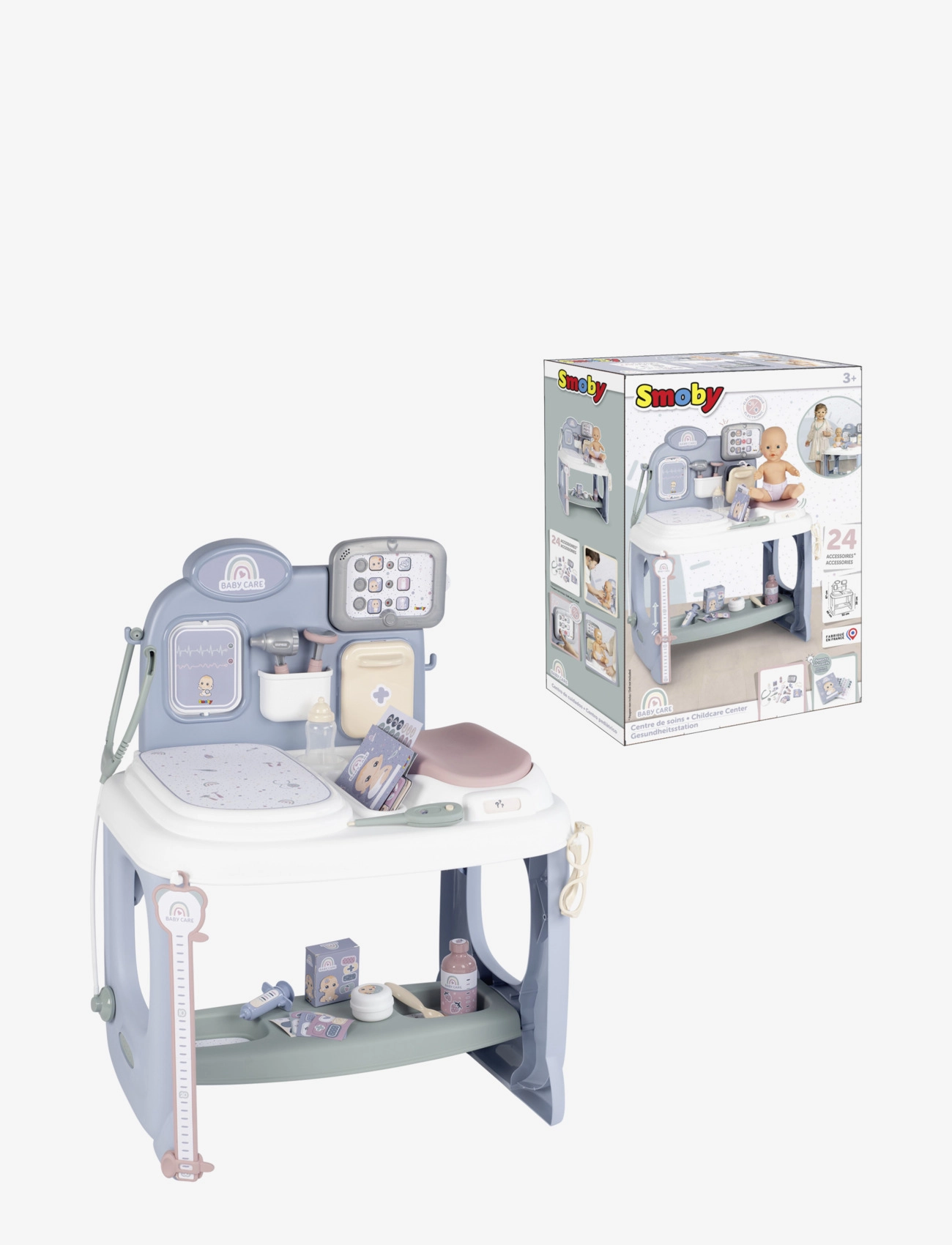 Smoby Baby Nurse Läkarmottagning För Dockor, One Size, Role Play, Mehrfarbig/gemustert - Toy Tools, Kinder