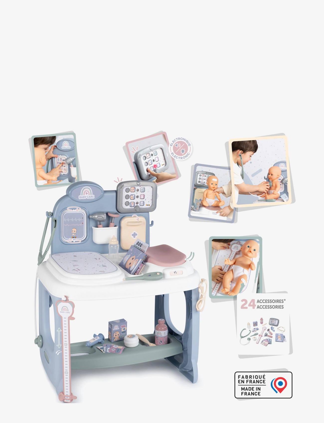 Smoby - Smoby Baby Nurse Läkarmottagning för Dockor - legetøjsværktøj - multi coloured - 3