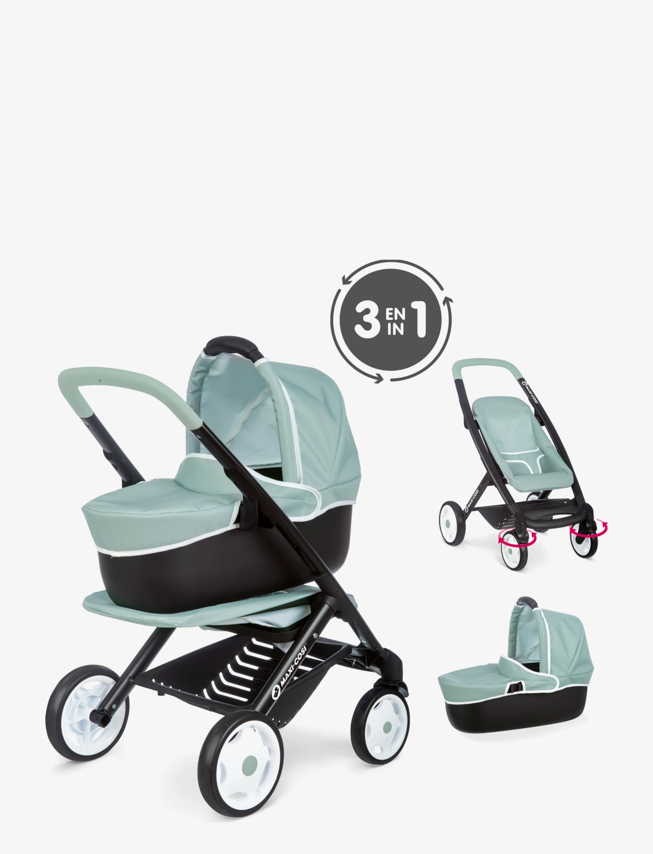 Smoby - Maxi-Cosi Pushchair + Pram Sage - green - 1