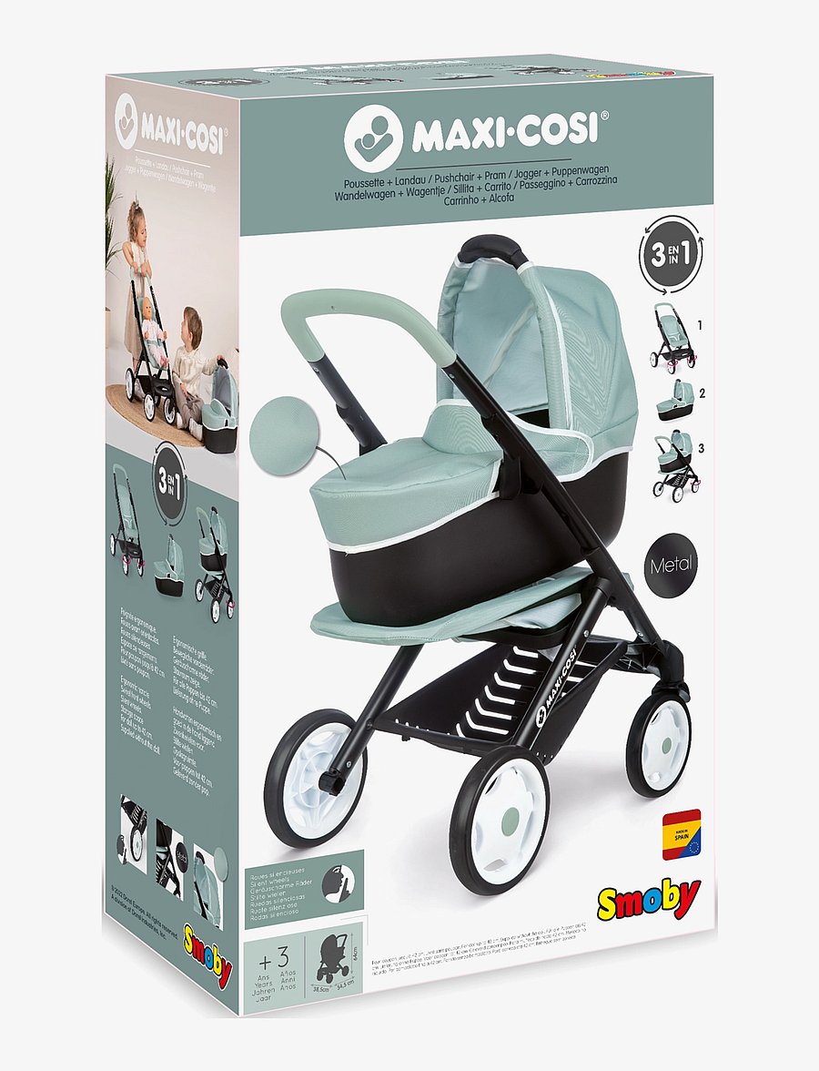 Smoby - Maxi-Cosi Pushchair + Pram Sage - green - 3