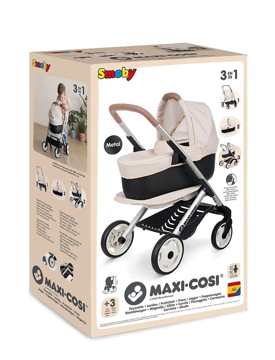 Smoby - Maxi-Cosi Comfort Stroller (3-in-1) - beige - 3
