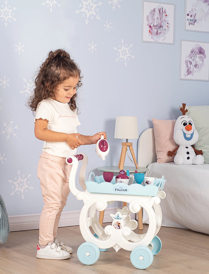 Smoby - Frozen Xl Tea Trolley - coffee & tea sets - multicoloured - 0