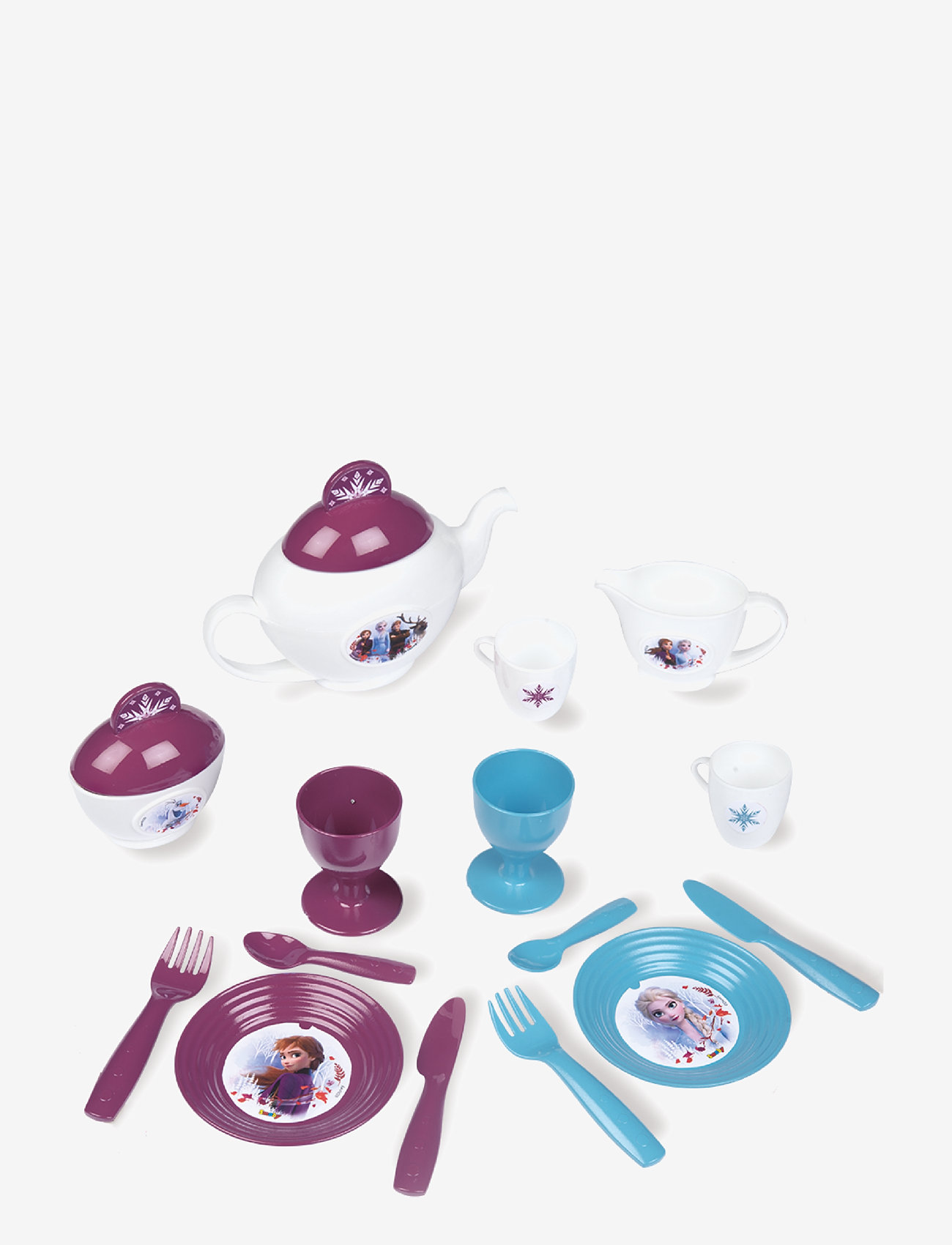 Smoby - Smoby Disney Frozen Serveringsvagn - kaffe & teserviser - multicoloured - 3