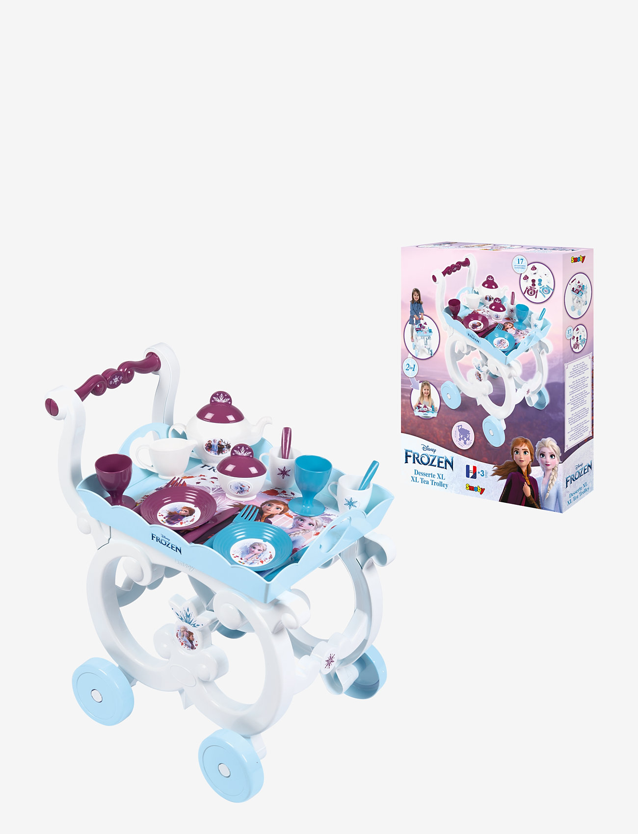 Smoby - Smoby Disney Frozen Serveringsvagn - kaffe & teserviser - multicoloured - 5