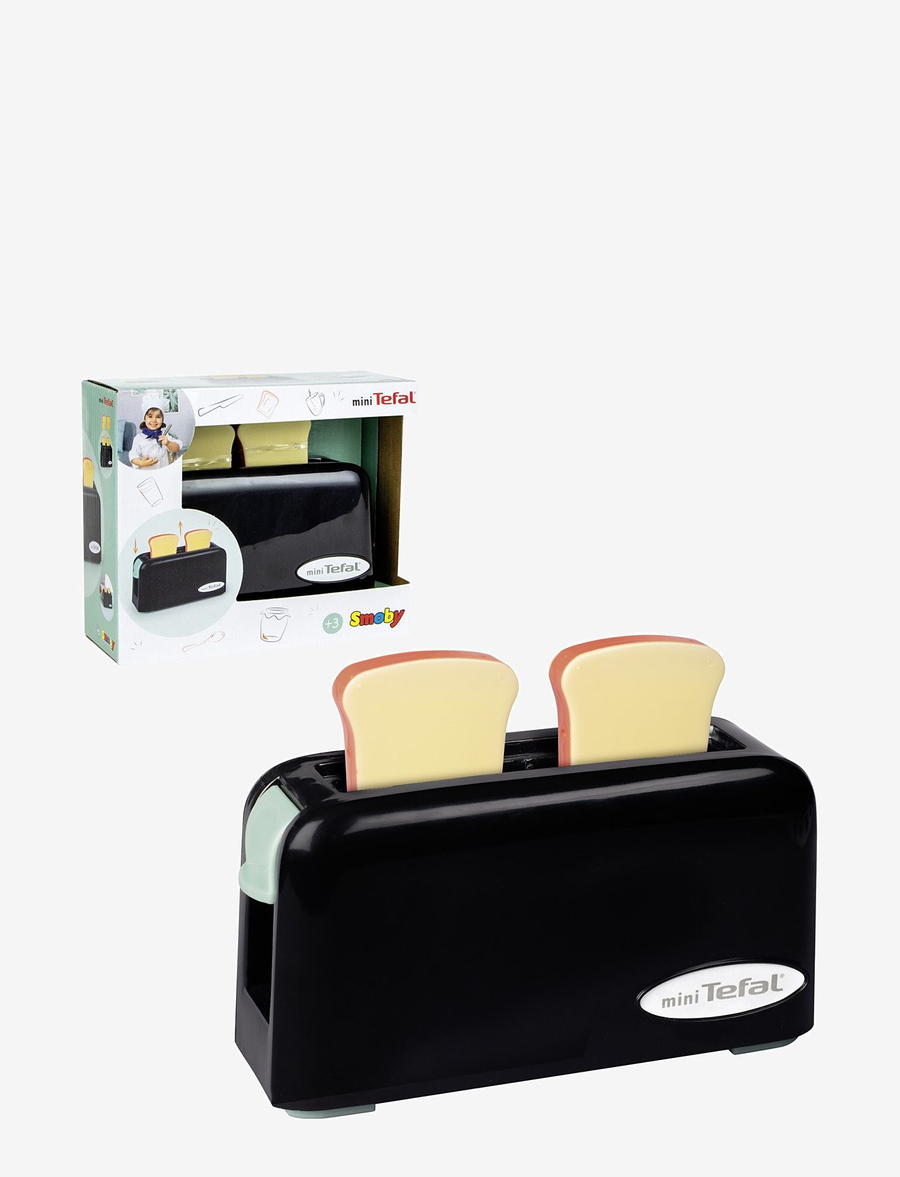 Smoby - Smoby Tefal Brödrost - leikfangaeldhús aukahlutir - black - 1