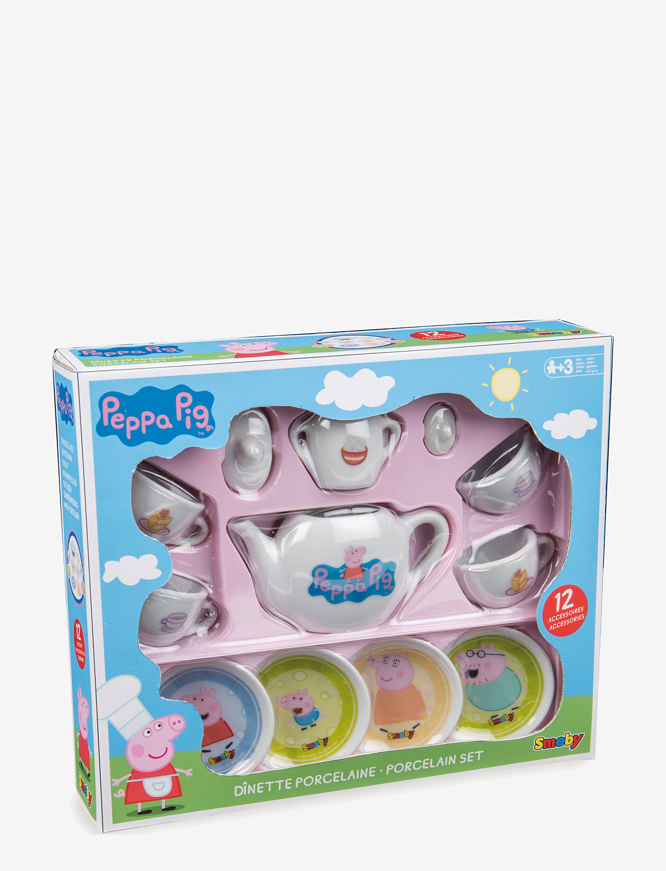 Smoby - Peppa Pig - Porcelain tea set - kaffe- & tesett - pink - 2
