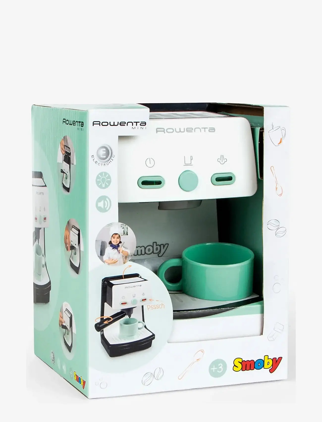 Smoby - Rowenta Espresso Red - kaffe & teserviser - multi colorued - 3