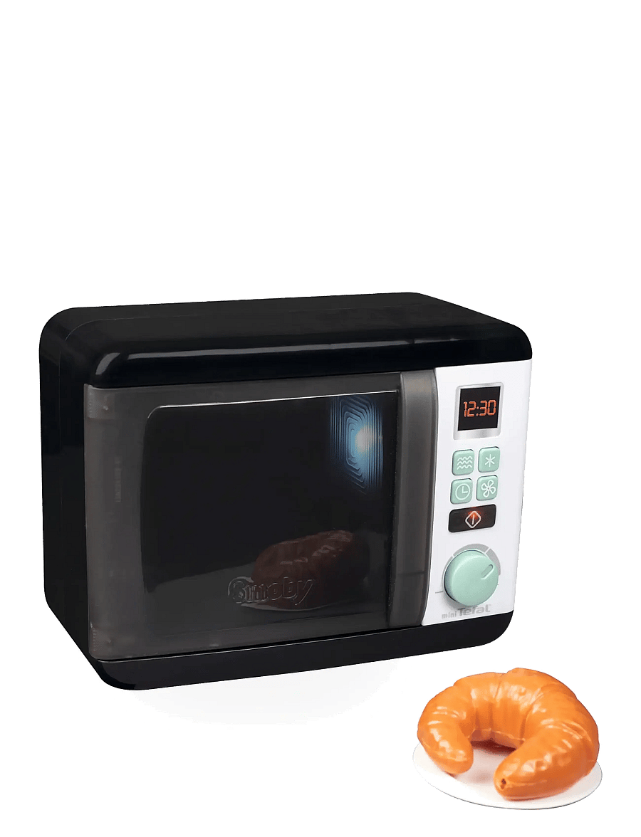 Smoby - Tefal Elec Micro Wave - spielzeuglebensmittel & -torten - black - 0
