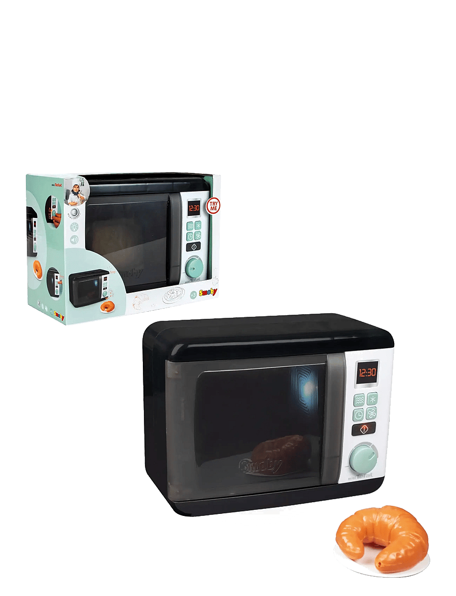 Smoby - Tefal Elec Micro Wave - spielzeuglebensmittel & -torten - black - 1