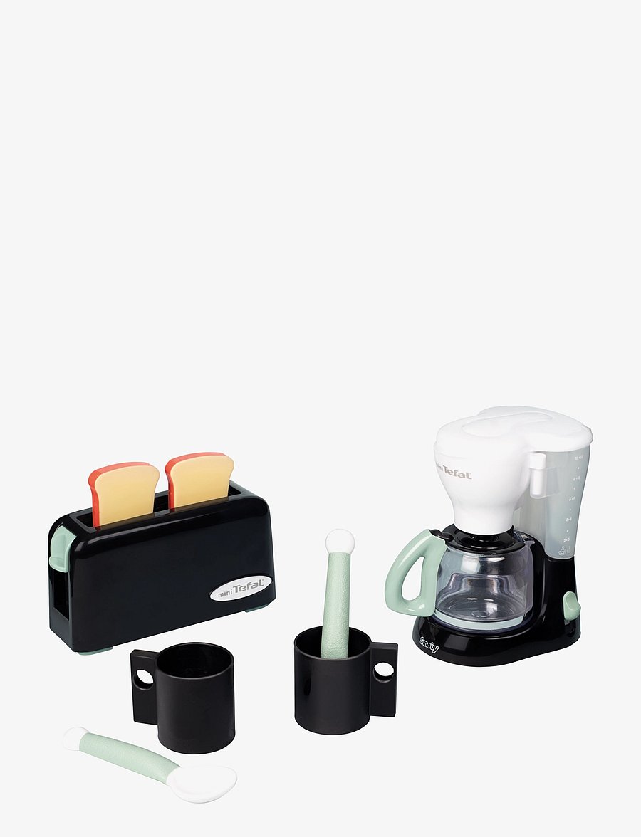 Smoby - Smoby Tefal Breakfast Set - spielzeuglebensmittel & -torten - black - 0