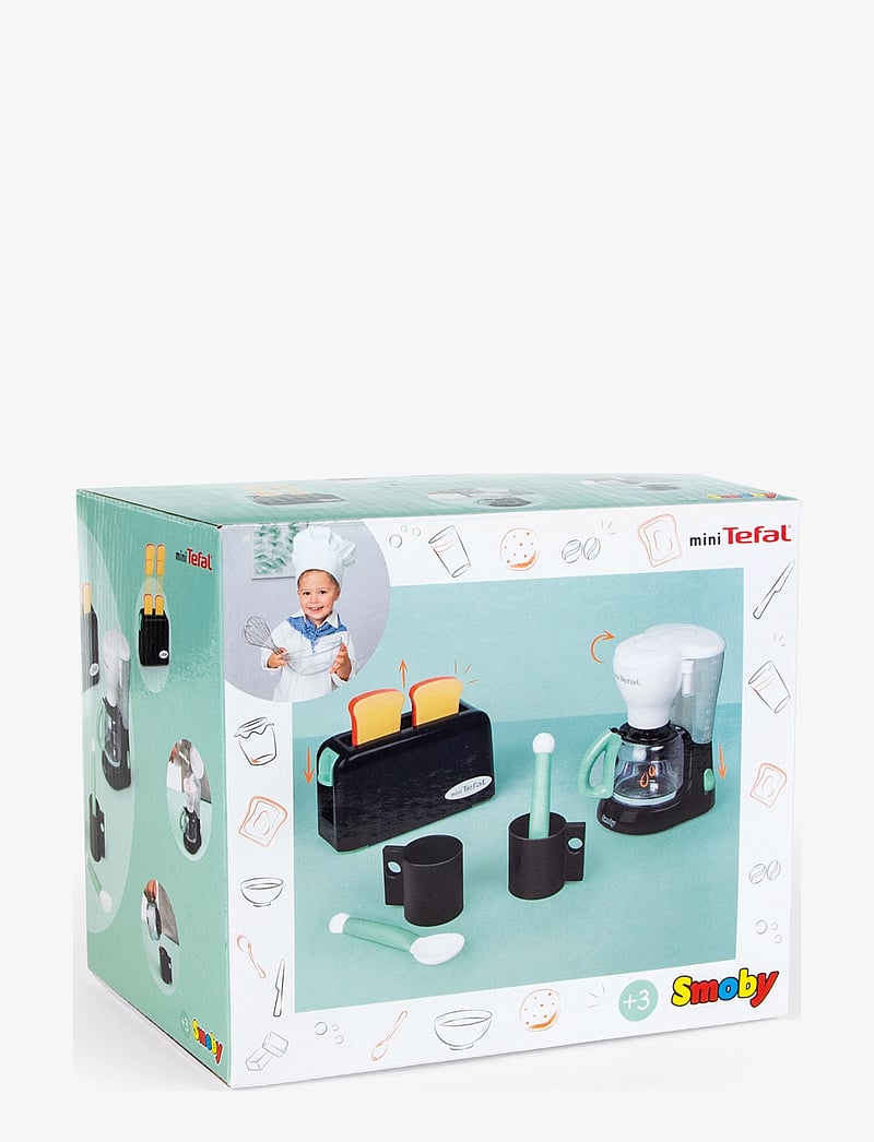 Smoby - Smoby Tefal Breakfast Set - spielzeuglebensmittel & -torten - black - 5