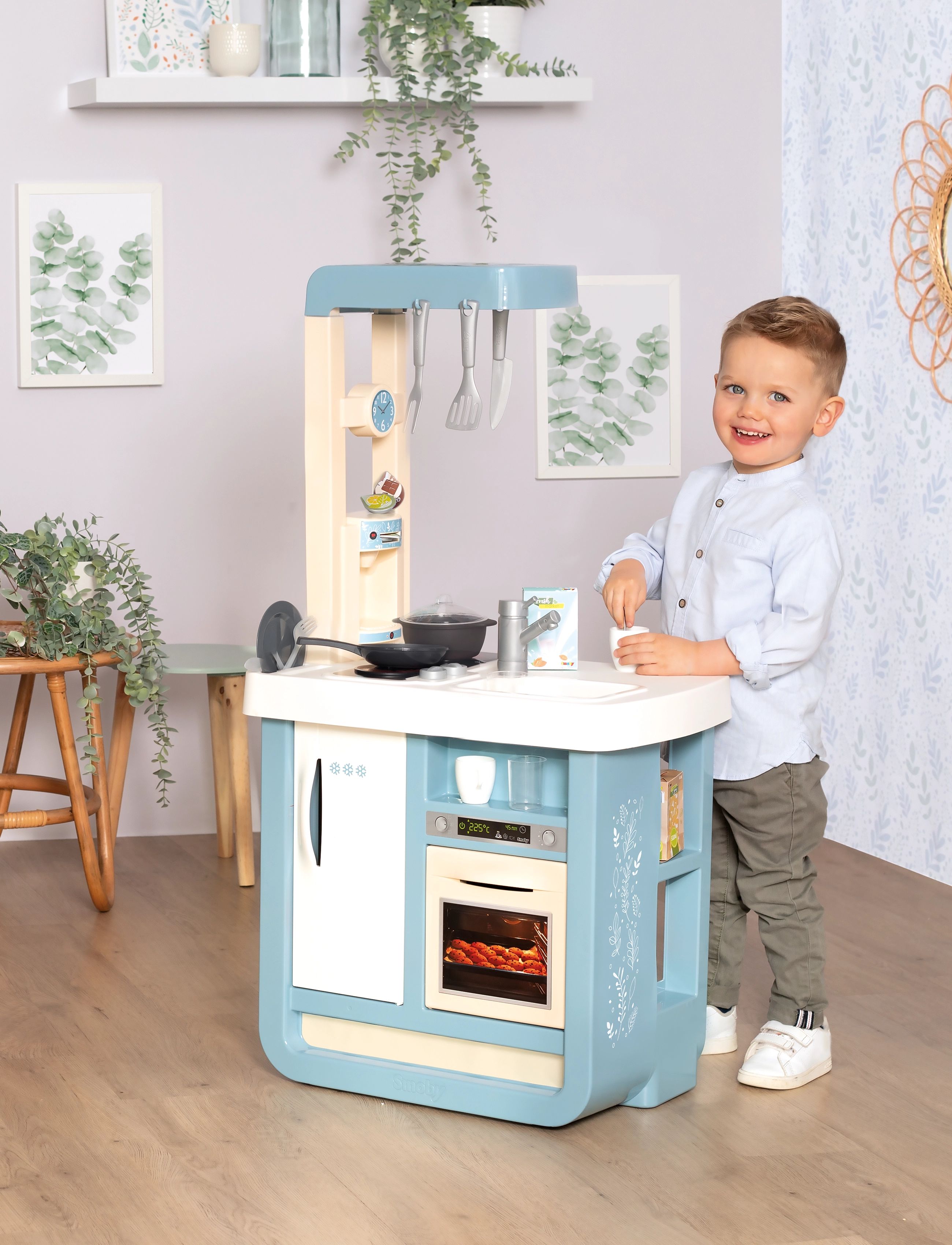 Smoby Bon Appetit Kitchen, One Size, Toy Kitchen & Accessories, Mehrfarbig/gemustert - Kitchens, Kinder