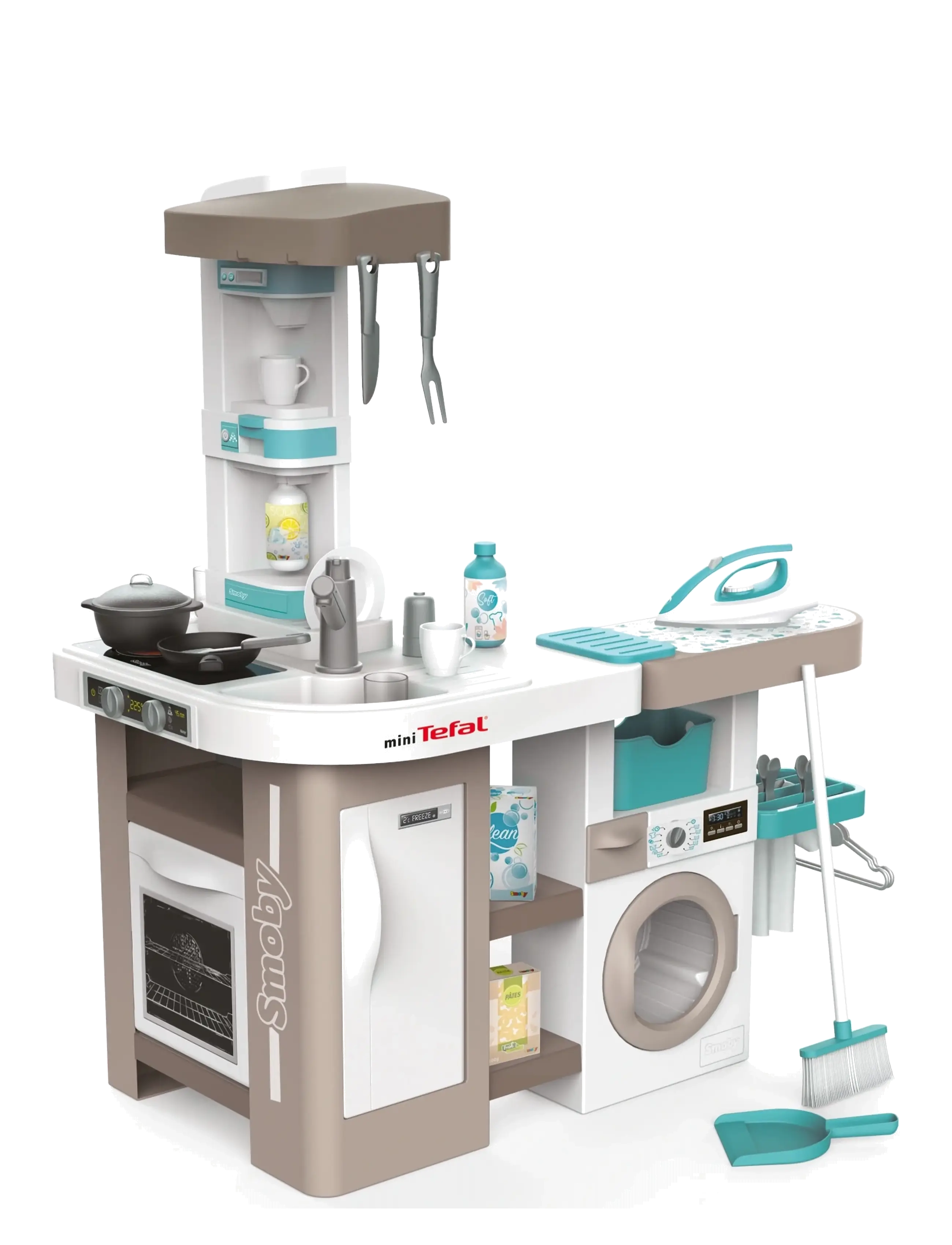 Smoby Tefal Studio Arbetskök, One Size, Toy Kitchen & Accessories, Weiß - Kitchens, Kinder