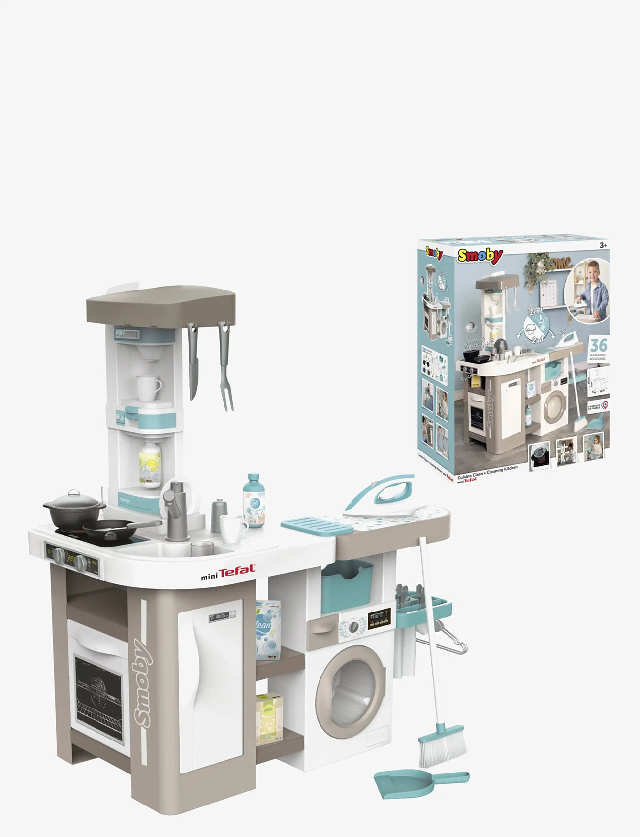 Smoby - Smoby Tefal Studio Arbetskök - reinigungsgeräte - multicolor - 2