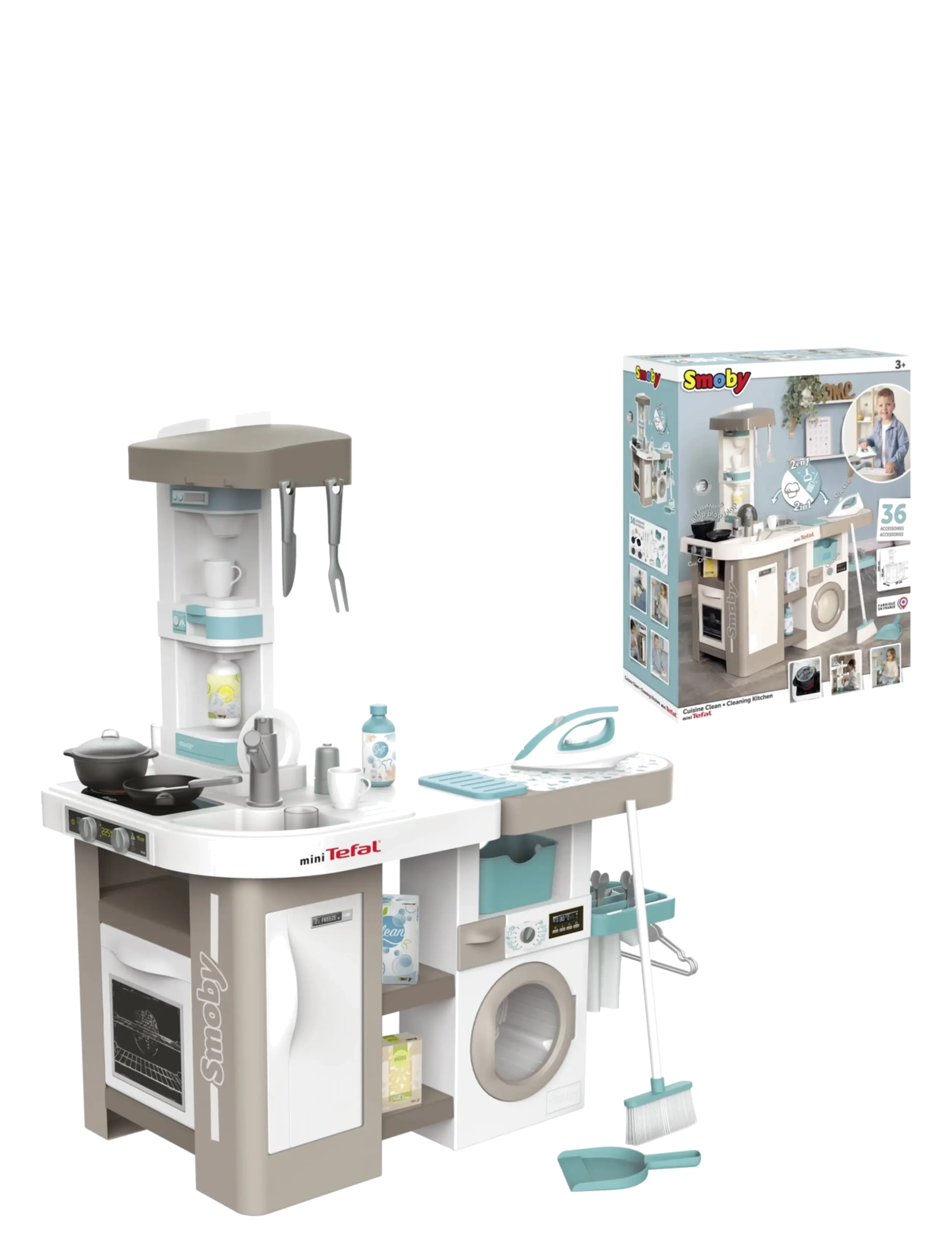 Smoby - Smoby Tefal Studio Arbetskök - cleaning toys - multicolor - 2